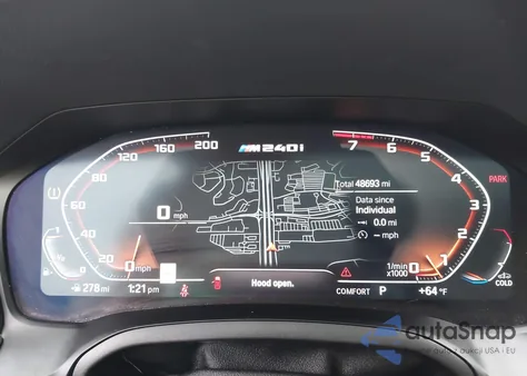 2022 BMW M240 I xDrive z USA, uszkodzony, nr VIN 3MW53CM02N8C35731